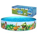 Piscina Inflável Infantil Dinossauro 1.83m X 38cm 946 Litros