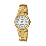 Relógio Feminino Casio Analógico Prata Wr Ltp-v002g-7b2udf