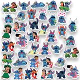 Cartela C/40 Adesivos Lilo E Stitch