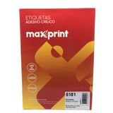 Etiqueta 6181 Ink/las 25,4x101,6mm 100fls Maxprint
