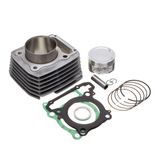 Kit Premium Com Cilindro Pistão Junta Kmp Anel Rik Cb 300 R