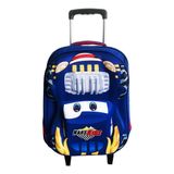 Mochila Carros Rodinhas Infantil Masculina Escolar G Mr4510