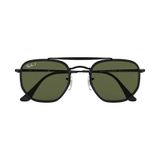 Óculos Ray-ban Marshal Ii Preto Lente Verde Polarizado