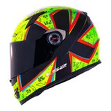 Capacete Ls2 Ff358 Rafael Paschoalin Amarelo Tamanho 56