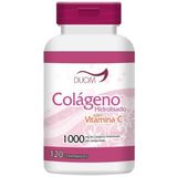 Colágeno Hidrolisado Com Vitamina C 1000mg 120 Cpr - Duom