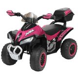 Mini Quadriciclo Elétrico Infantil 6v Rosa Bw129rs