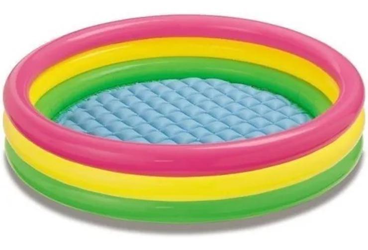 Piscina Infantil Inflável Colorida 120cm 395 Litros Pvc