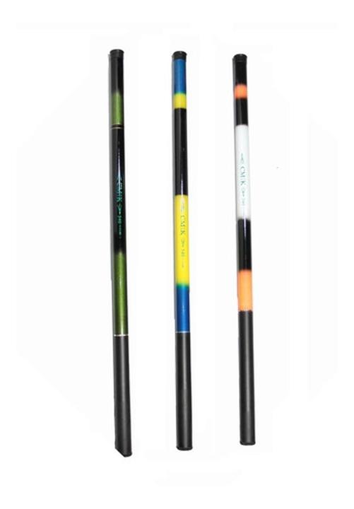 Kit 3 Varas Pesca Telescópica 4,00 Mts, 4.50 Mts E 5,40 Mts