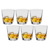 Jogo De 6 Copos De Cristal Para Whisky Jive 330ml Bohemia