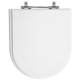 Assento Laqueado Duomo Plus Branco Tampa Para Vaso Deca Mdf