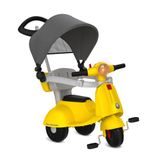 Triciclo Banderetta Com Capota Passeio Amarelo - Bandeirante