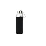 Garrafa De Vidro Com Infusor Com Capa 550ml Preto - Wincy