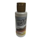 Tinta Acrílica Metal Colors Prata - 533 - Acrilex - 60ml