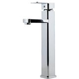 Torneira Alta Para Banheiro Ou Pia Inox Luxo 1/4 De Volta