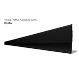 Veda Porta Rodo Protetor De Porta Residencial 130cm Preto