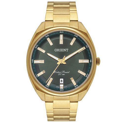 Relógio Orient Analógico Dourado Masculino Mgss1213 E1kx