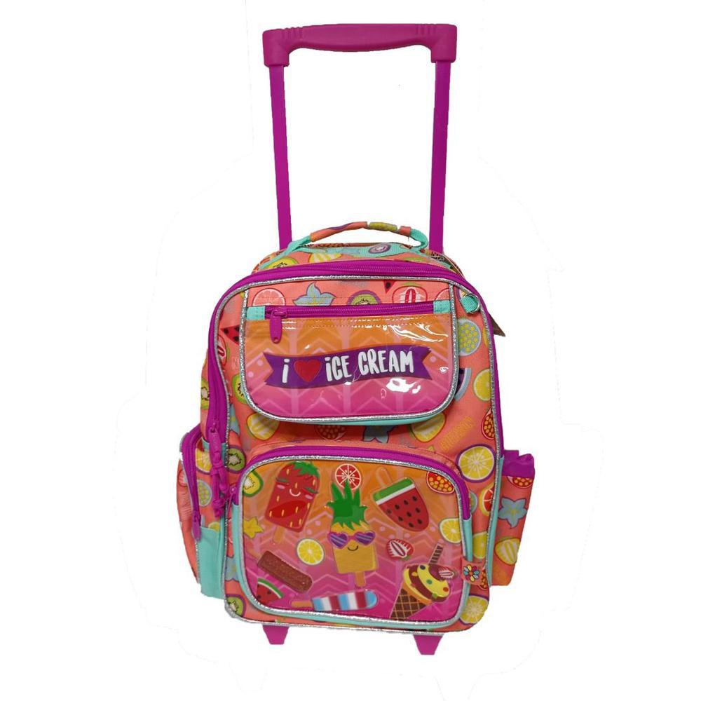 Mochila Infantil De Rodinha Para Menina Chenson Media