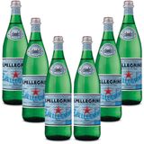 Kit 06 Unidades Água Mineral S. Pellegrino Gaseificada 750ml