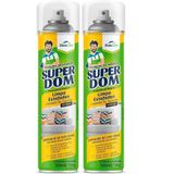 Kit 2 Limpa Estofados Tecidos Carpetes Spray Domline 300ml