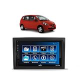 Kit Multimídia Fit 2004 / 2008 7 Pol Mp5 Rádio Bt Usb Espelhamento