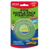 Fita Dupla Face Fixa Tudo Transparente 25mm - Duplaface-trs25 - Dryko