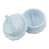 Triturador Alho Plastico Branco 8cm