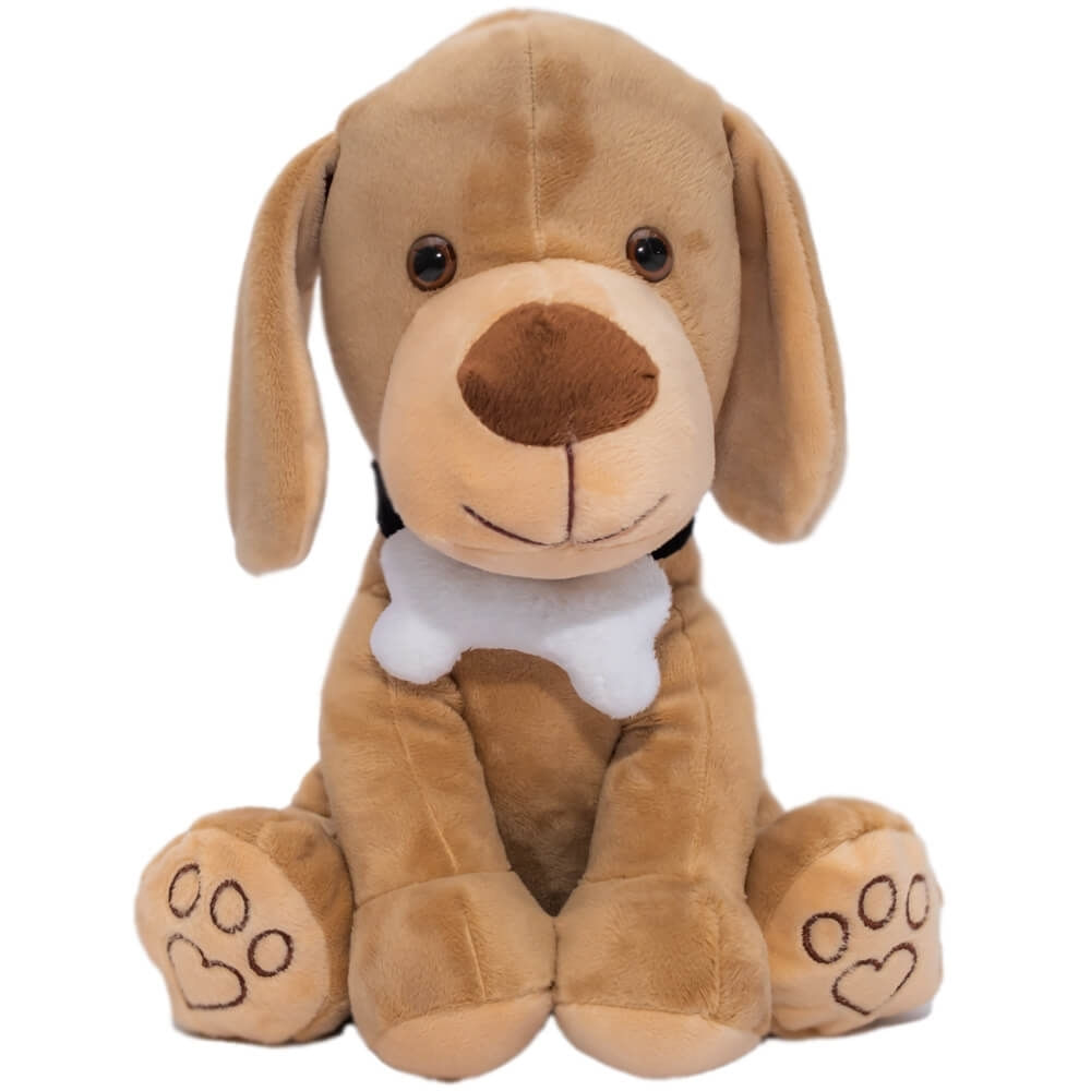 Pelucia Cachorro Thomas Camel 25cm Santa Klaus