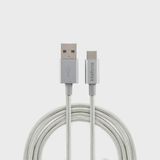 Cabo Tipo Usb-c 1,5m 3,0a Cabo Nylon Branco - Intelbras