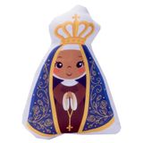 Almofada Cheia Naninha Decorativa Nossa Senhora Aparecida Para Bebe Criança