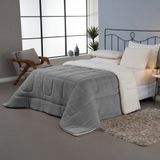 Coberdrom Casal Queen Size Dupla Face Sherpa Pele De Carneiro Manta Soft Cobertor Edredom
