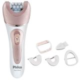 Depilador De Pelos Pdp01r Aqua Deluxe Philco Sem Fio Bivolt