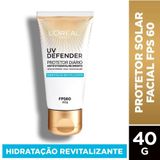 Protetor Solar Facial Loreal Uv Defender Hidratação Fps60 40g