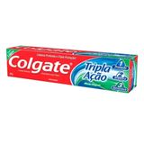 Creme Dental Colgate Tripla Ação Menta Original 180g Embalagem Com 12 Unidades