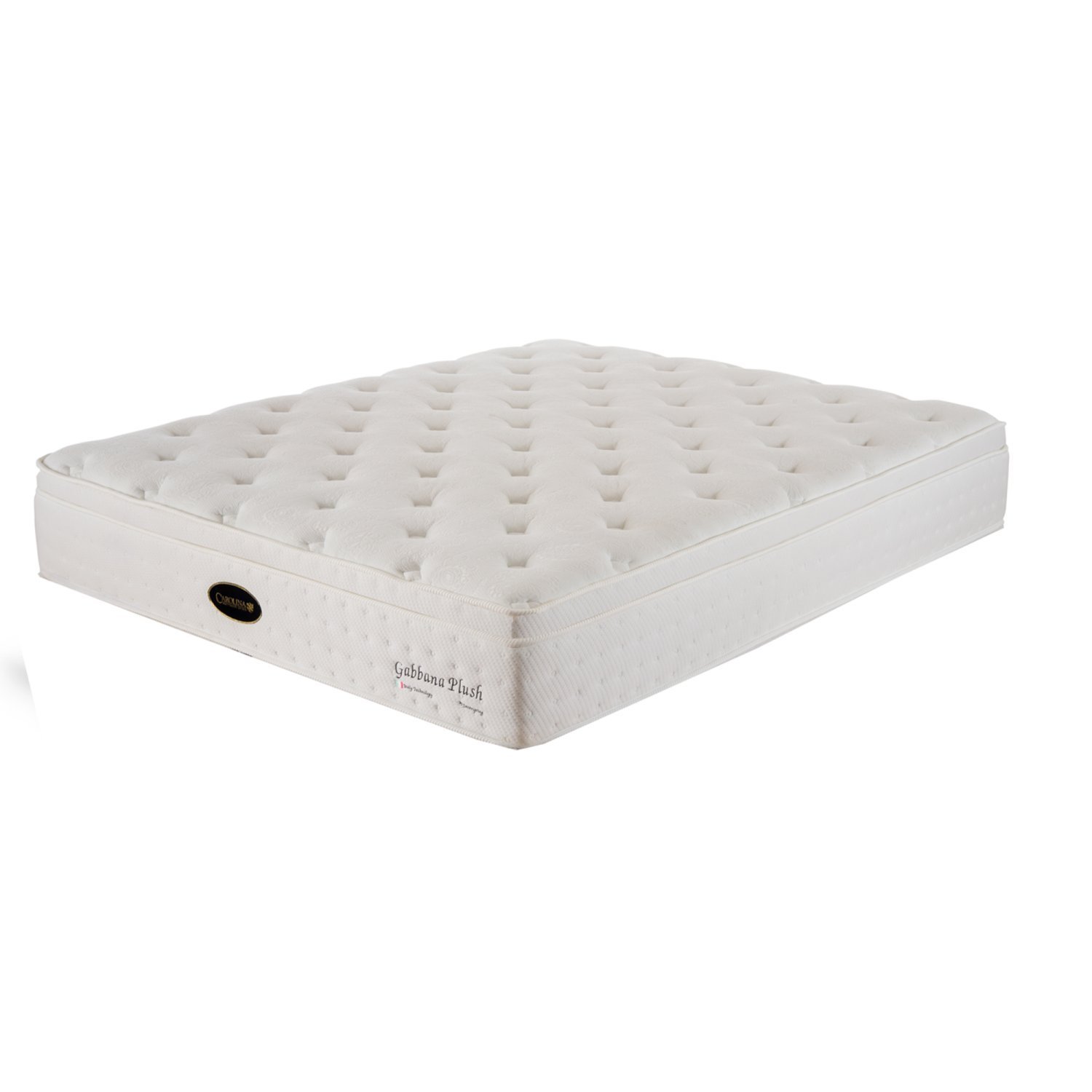 Colchão Casal Carolina Mattress Guild 138x188x28cm Gabanna Dormire  Branco