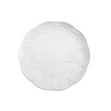 Prato De Sobremesa Porcelana New Bone Butterfly Flower Branc