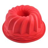 Forma De Bolo 23x10,5cm Silicone N240100-2 Vermelho - Quanhe