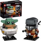 Lego Brickheadz Star Wars O Mandaloriano E A Criança Kit De Construção - Brinquedo Para Crianças E Fãs De Star Wars (295 Peças)