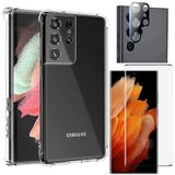 Capinha + Película + Película De Câmera Samsung S22 Ultra