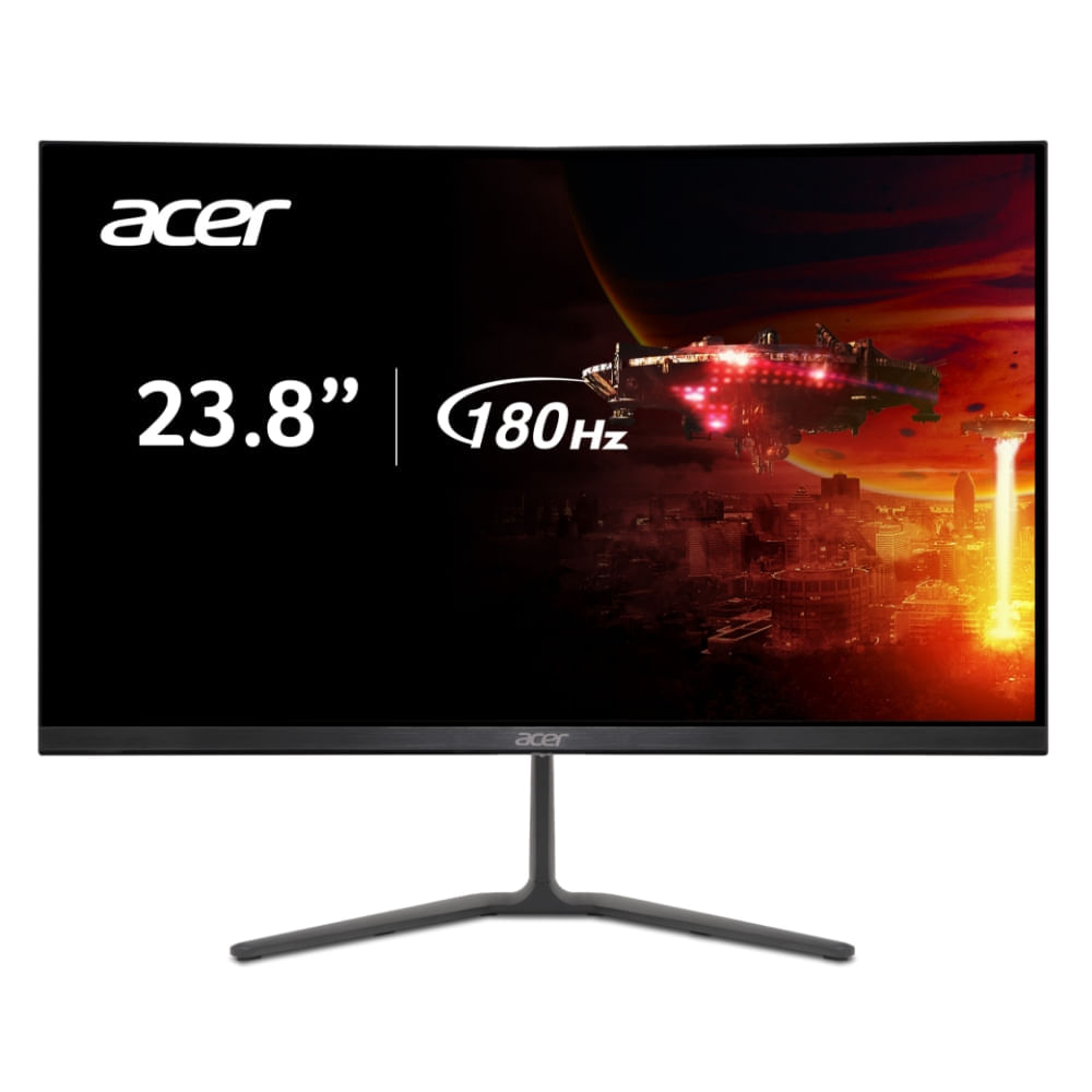 Monitor Gamer Acer Nitro 23.8” Led Ips Fhd 180hz 1ms Vrb Srgb 99% Hdr 10  Freesync 1xhdmi Kg240y M5