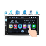 Cental Multimidia 7&quot; Mp5 Usb Aux Sd Cad Android Apple Botão
