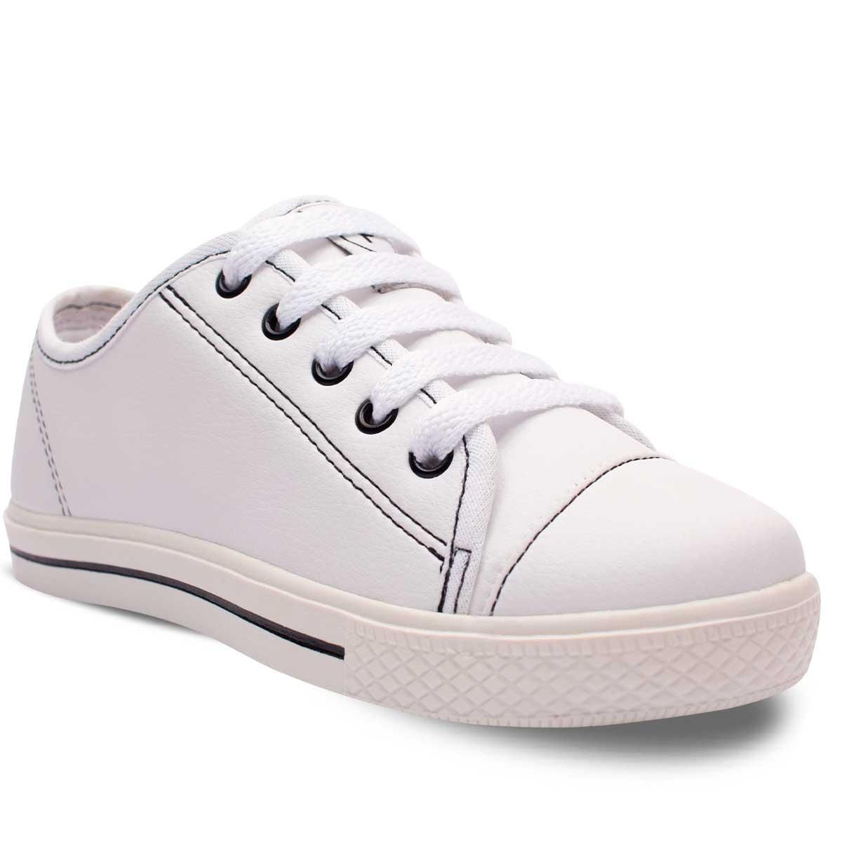 Tenis Infantil Masculino Feminino Menina Menino Casual Star Original 11.21 Cor:branco,tamanho:33