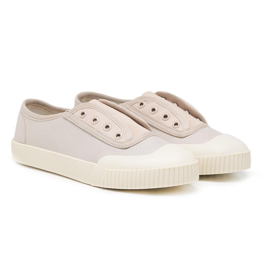 Tênis Casual Feminino Elástico Macio Conforto Estilo Moderno Nude 34