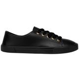 Tênis Casual Clássico Feminino Cadarço Moleca 5296.210.7800 Preto - Preto - 36