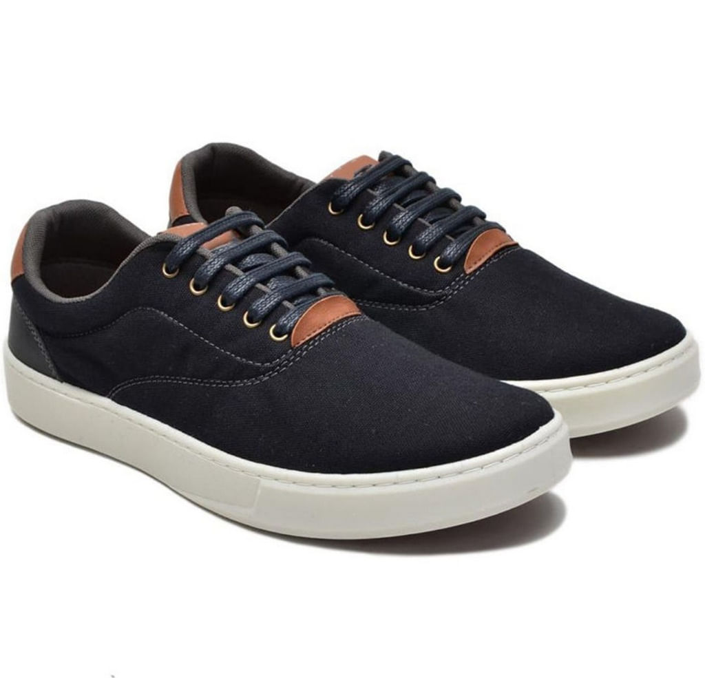 Tênis Masculino Ixória Casual Canvas Lona Preto