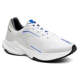 Tenis Esportivo Masculino Em Tecido Sola Detalhada Antiderrapante Confortavel