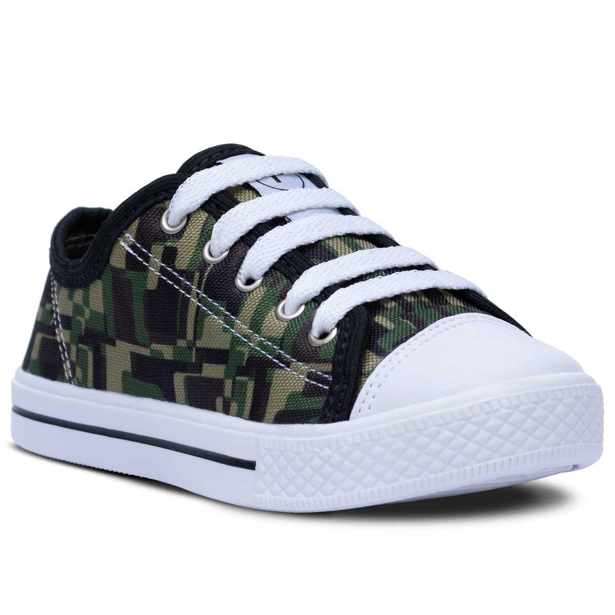 Tenis Infantil Masculino Feminino Menina Menino Casual Star Original 11.21 Cor:camuflado,tamanho:32