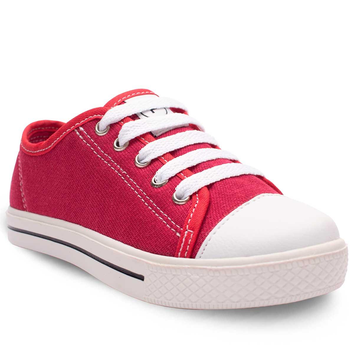 Tenis Infantil Masculino Feminino Menina Menino Casual Star Original 11.21 Cor:vermelho,tamanho:33