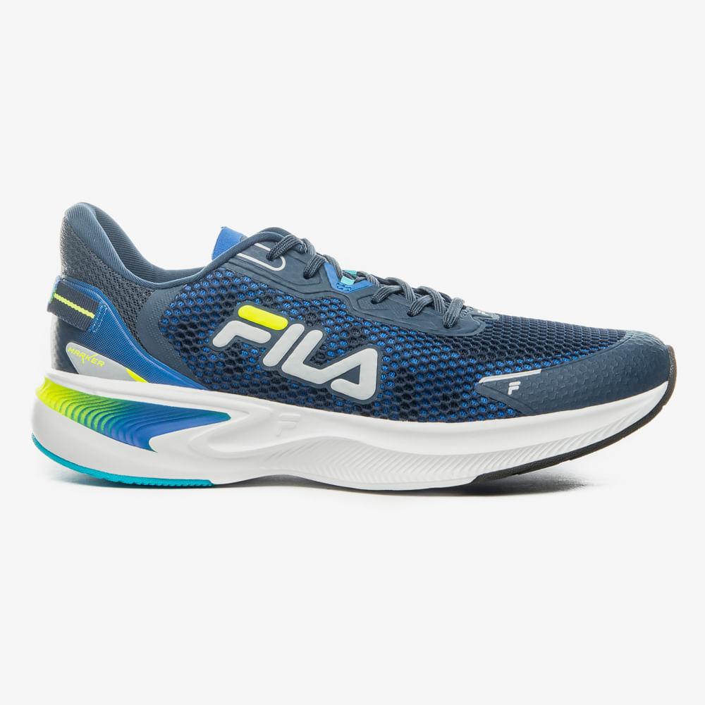 Tenis Fila Racer Marker Marinho/azul/limao 039