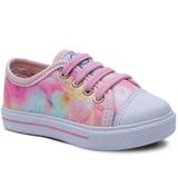 Tenis Infantil Menina Menino Casual Star Moda Escolar 11.21i Cor:tiedye,tamanho:27