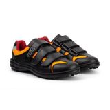 Tênis Ciclismo Pedal Sem Clip Oxy Shoes Cano Curto Conforto Preto/laranja 38